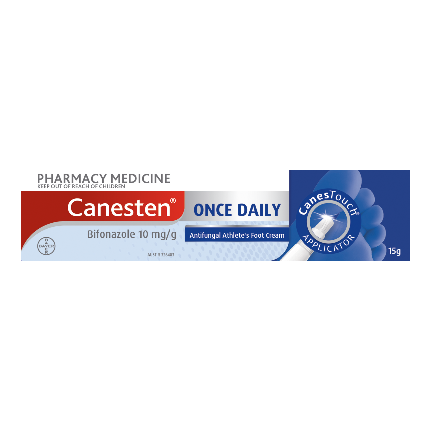Canesten® Once Daily Athlete's Foot Cream with CanesTouch® Applicator Canesten New Zealand